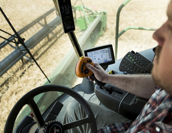 auto steered tractor