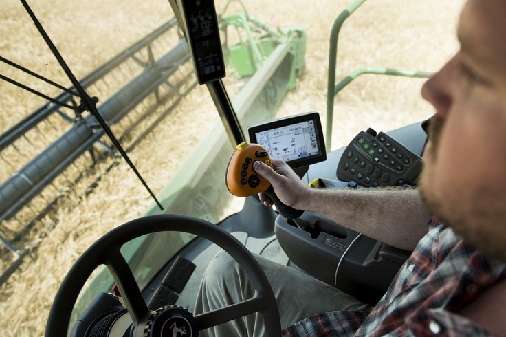 auto steered tractor