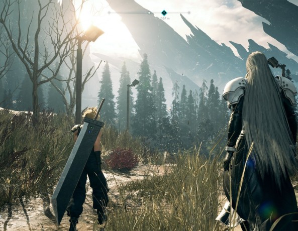 Final Fantasy VII rebirth cloud and sephiroth