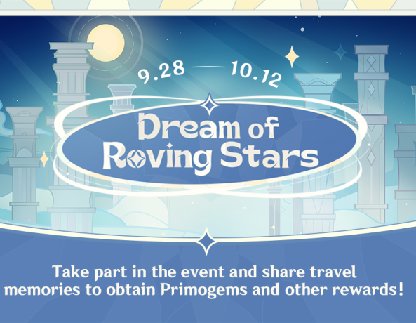 Genshin Impact Dream of roving stars event