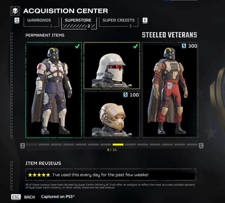 New Acquisition Center