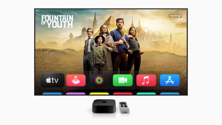 Apple TV screen showing tvOS 26tvOS 18 gets the same