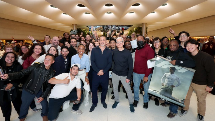 Brad Pitt and Tim Cook appear at Apple F1 movie