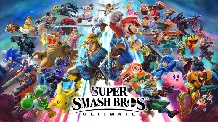 ‘Smash Ultimate’ fighters on Switch menu screen
