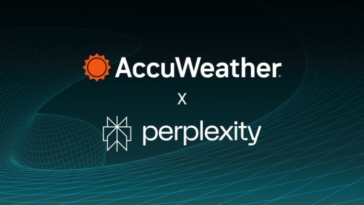 AccuWeather and Perplexity partnership logo