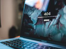 Laptop Displaying 404 Error