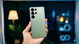 Person Holding Samsung Galaxy S25