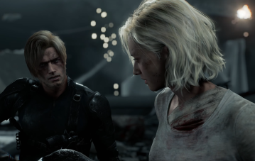 Leon and Grace in Resident Evil Requiem