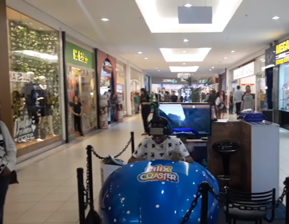 Fake Roller Coaster, Real Screams