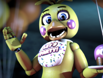 Toy Chica from one of the Five Night at Freddy's games