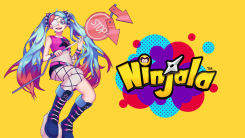 Ninjala logo with Lucy